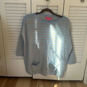 Lilly pulitzer cobo sweater costal shell stripe